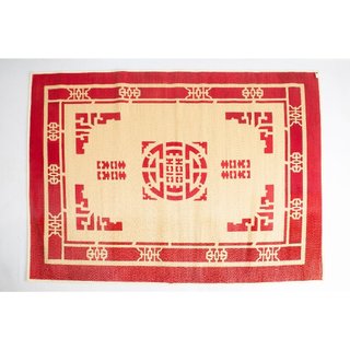Chiếu cói đậu thái bình in gấm kích thước