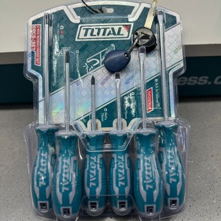 Bộ tuốc nơ vít 6 chi tiết total tht250606