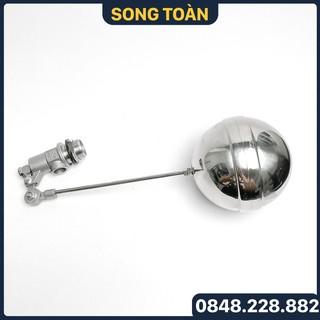 Phao Bồn Nước & Van Phao Cơ Inox Tự Động Ngắt Nước Khi Nước Đầy Bồn Bóng Nổi Inox Điều Chỉnh Được Mực Nước