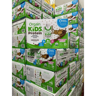Sữa Organic , orgain Kid Protein vị socola , vanithùng 24 hộp của Mỹ