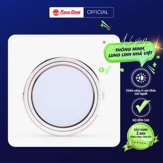 Đèn LED Panel Tròn đổi màu PT05 Rạng Đông, đường kính lỗ khoét trần 135mm