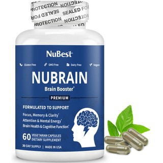 TPBVSK NuBrain Hỗ Trợ Tăng Cường Tuần Hoàn Não, Giảm Các Triệu Chứng Suy Giảm Trí Nhớ - 60 Viên