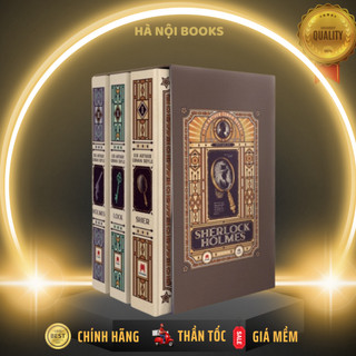 Sách boxset sherlock holmes trọn bộ 3 tập - tái bản 2023 - huy hoàng book