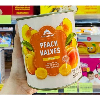 🍑🍑 đào ngâm halves countree 820g 🍑🍑