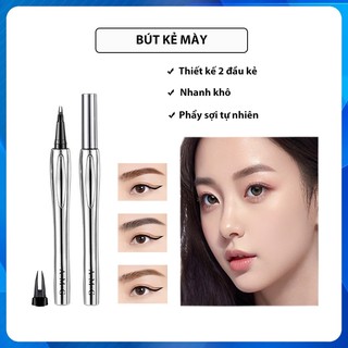 Bút kẻ lông mày vẽ lông mày phẩy sợi bút phẩy lông mi lông mày dạng lỏng AMG chống thấm nước