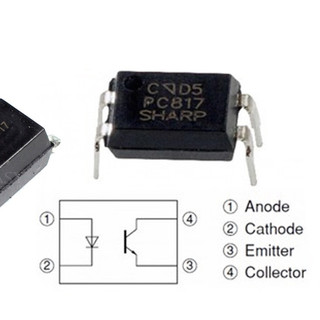 Ic opto quang pc817 el817 dip4 sop4 opto cách ly quang 4 chân