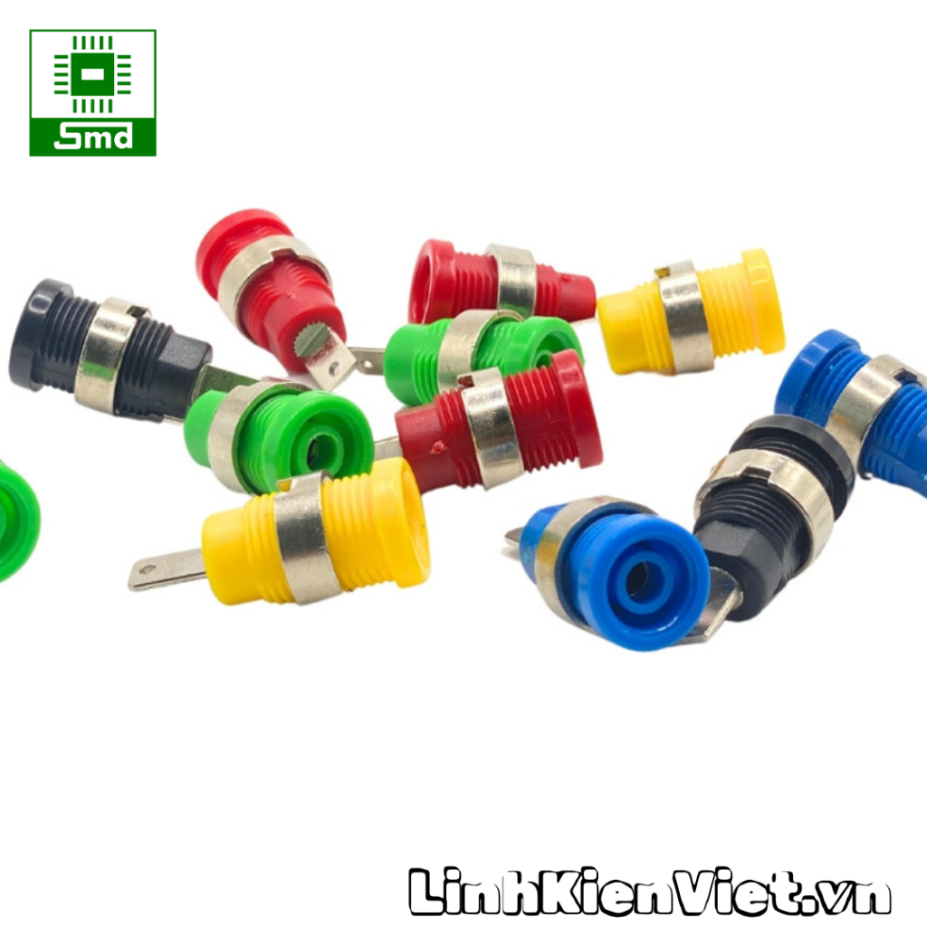 Jack bắp chuối banana cái 4mm các màu loại bắt vỏ máy hàng tốt đảm bảo chất lượng Giắc bắp chuối ban