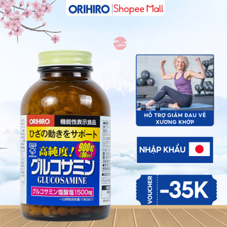 Giảm đau xương khớp Glucosamine Orihiro Nhật Bản hỗ trợ hạn chế lão hóa xương khớp hộp 900 viên
