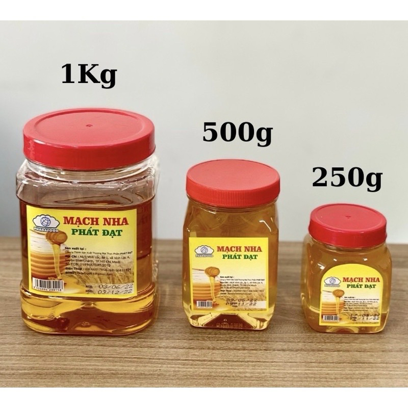 Mạch nha Phát Đạt 250g, 500g