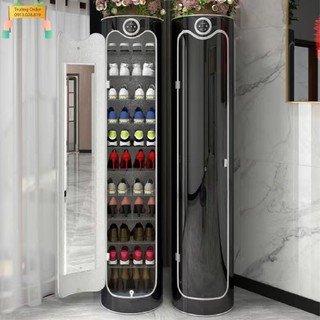 Tủ giày xoay hình trụ cao cấp 8 đến 14 tầng. tủ giày trang trí nhà cửa. tiết kiệm không gian