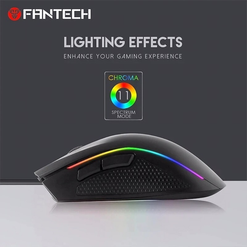 Chuột chơi game Fantech TITAN X4s Macro Rgb