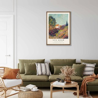 Trang treo tường canvas NEW642 chủ đề tranh sơn dầu Van Gogh trang trí phòng khách, phòng ngủ, homestay.