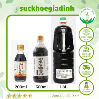 Nước tương koikuchi hữu cơ 200ml, 500ml, 1.8l
