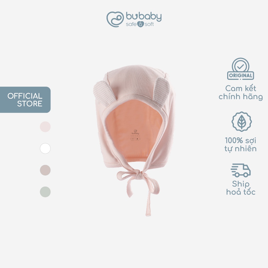 Mũ buộc dây tai thỏ Siro sơ sinh cho bé gái mềm mại, dễ thương - BU Siro ASR194321 | Phụ kiện BU Baby chính hãng