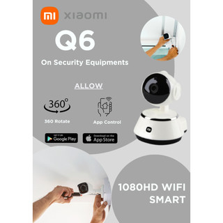  Camera quan sát Q6 1080P Camera IP bảo mật thông minh 360 độ HD WiFi không dây Tầm nhìn ban đêm Camera quan s