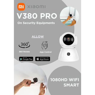 🔥MỚI🔥XIAOMI STYLE Camera quan sát mới V380 Pro 1080P Camera quan sát WiFi IP không dây Camera an ninh gia đình với Tự