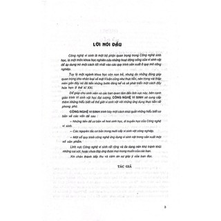 Sách - Công Nghệ Vi Sinh