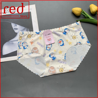 Quần lót thun tăm họa tiết dễ thương, Quần lót cạp chun chống tụt QS22