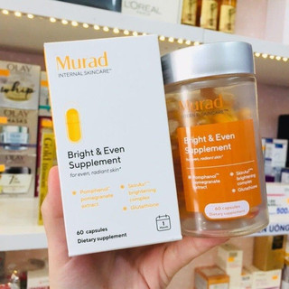 Viên Uống Chống Nắng Murad Sáng Da Và Chống Oxy Hoá Bright & Even Supplement hộp 60 viên