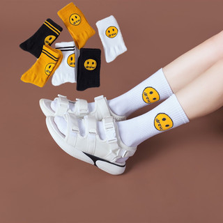 Mới vớ cotton họa tiết mặt cười hoạt hình nhật bản dành cho nữ