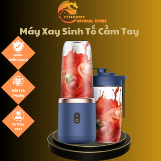 Máy Xay Sinh Tố Juicing Cup 300ML Cầm Tay 6 Lưỡi  Sử Dụng Pin Sạc Cổng USB Siêu Tiện Lợi ( Cherry Store)