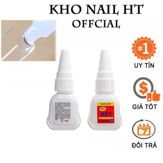 Keo 401 loại 200% dán móng giả siêu chắc bản mới 15g