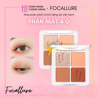 [DATE 12/2025] Bảng Phấn Mắt 4 Ô Trang Điểm Cơ Bản FOCALLURE Chất Mịn Lì Dành Cho Người Bắt Đầu FA-177