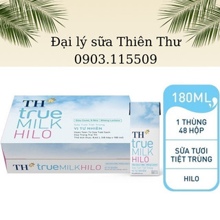 Thùng sữa tươi tách béo HILO của TH TRUE MILK - date 1/2025