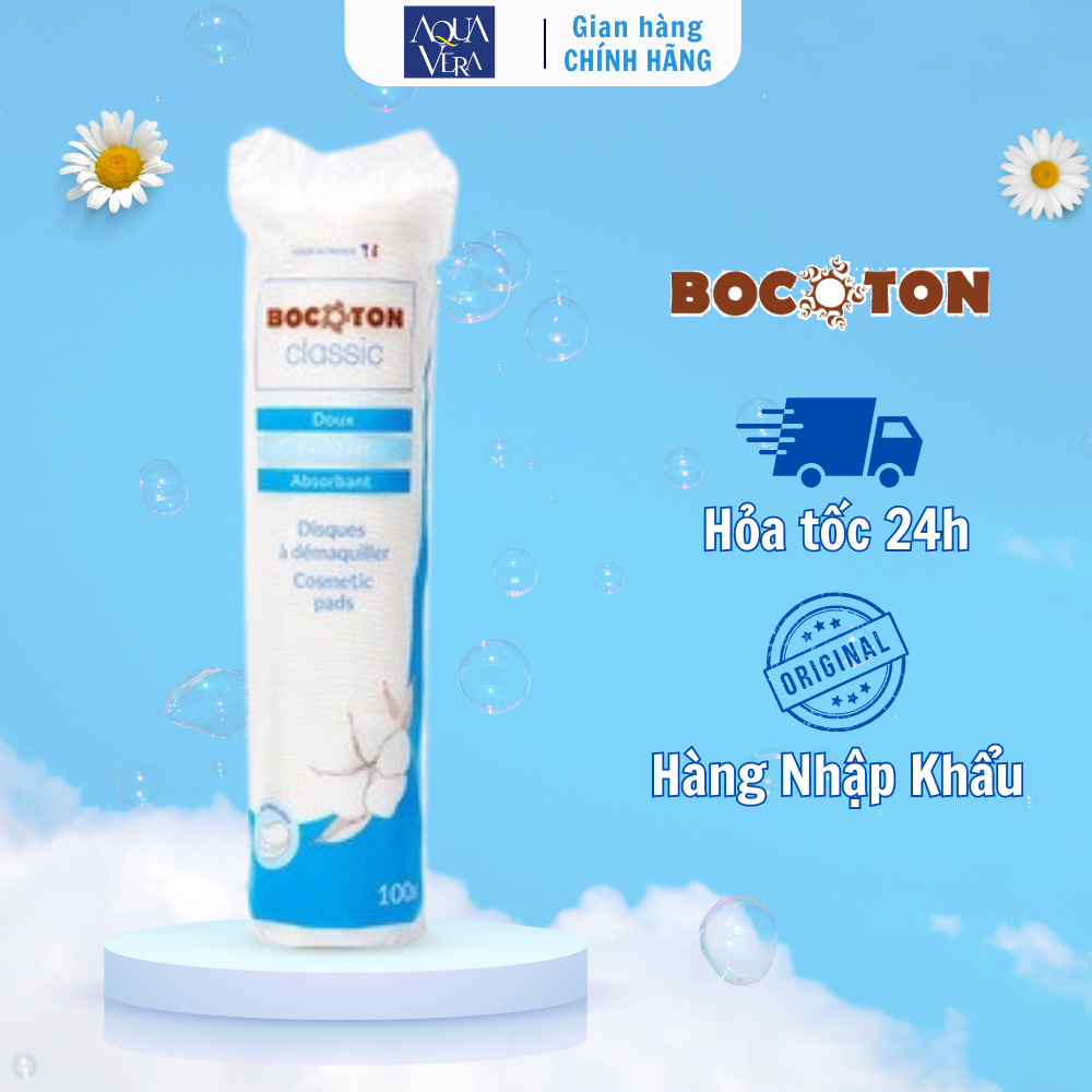 BÔNG TẨY TRANG BOCOTON CLASSIC 100 MIẾNG