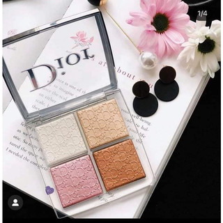 Phấn bắt sáng 4 ô Highlight Dior Backstage Glow Face Palette - 001 Universal