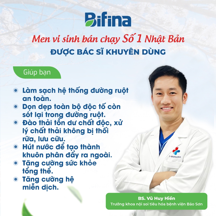 Thải Độc Đại Tràng - BIFINA NHẬT BẢN, loại S - Lẻ 1 gói- Nhuận tràng, Detox