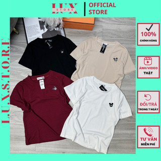 Combo 4 áo phông thêu micki em về lô mới chất cotton mát lịm LUX STORE134
