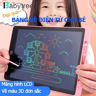 Bảng vẽ tự xóa BABYTREE màn hình LCD thông minh không bụi mịn dễ dàng sử dụng an toàn cho bé