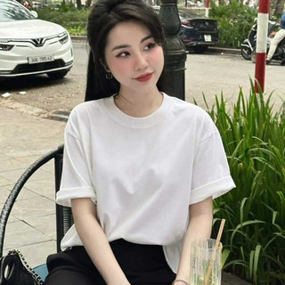 Áo thun trơn nam nữ, Áo phông basic chất cotton mềm mịn thoáng mát