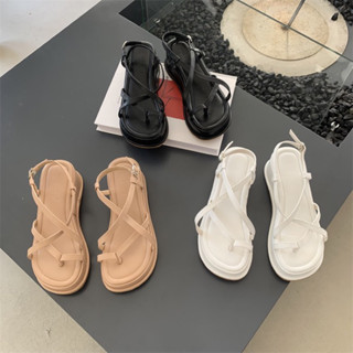 Sandal nữ xỏ ngón dây mảnh đế cao 5cm kiểu dáng bánh mì Tami X5-16