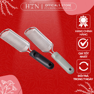 Cây chà gót chân dụng cụ chà mài tẩy da chết gót chân inox rất bén có lưỡi thay thế