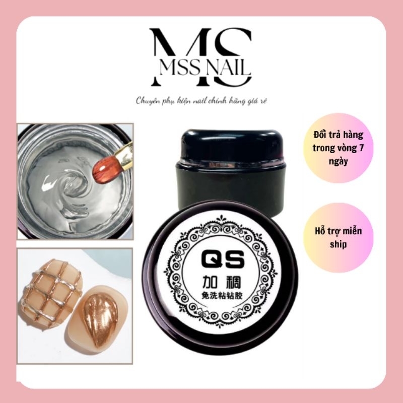 gel vẽ nổi gel thủy tinh qs ,gel annies gel giọt sương