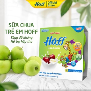 Sữa Chua trẻ em Hoff các vị - 4 hộp (16 hộp x 55g)