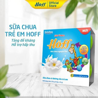 Sữa Chua trẻ em Hoff các vị - 4 hộp (16 hộp x 55g)