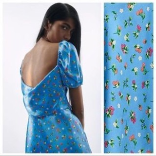 Đầm satin zaraa dư xịn