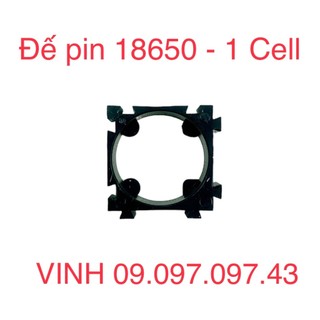 2 khung đế đơn pin 18650 - 1cell