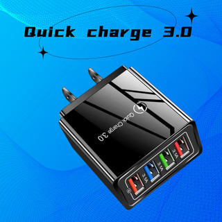 Đầu sạc nhanh 4 ổ cắm sạc 4usb/5v/3a 9v/2a 12v/1.5a