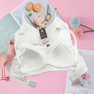 ❤️Áo Lót Lá Mút May Liền Cotton 100%❤️Áo Lót Cài Sau Cho Bé Gái-Đồ Lót 2 Dây