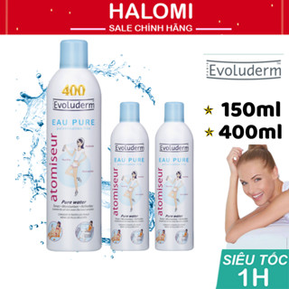  Xịt khoáng Evoluderm 150ml 400ml dưỡng ẩm làm dịu da giúp cho da luôn mịn màng 