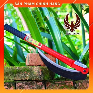 Liềm cắt cỏ gấp ngoài trời của nông dân cắt và làm cỏ,tay cầm dài thép mangan cao dày