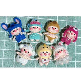Móc khóa heo cosplay hoạt hình