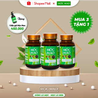 [MUA 3 TẶNG 1] 3 Hộp Viên Uống Mọc Tóc Mộc Mao Tặng 1 Dầu Gội Mọc Tóc Mộc Mao - Tự Nhiên, An Toàn
