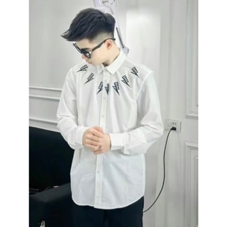 Áo sơ mi nam - áo sơ mi kẻ lụa tia sét chất vải cotton lụa cao cấp