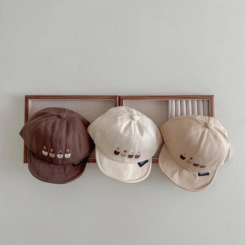 Mũ Lưỡi Trai Gấu Cho Bé Sơ Sinh Trai/Gái