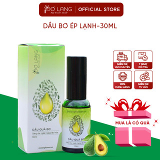 Dầu Quả Bơ Ép Lạnh Pơ Lang Nguyên Chất 100% Tự Nhiên 10/30ml